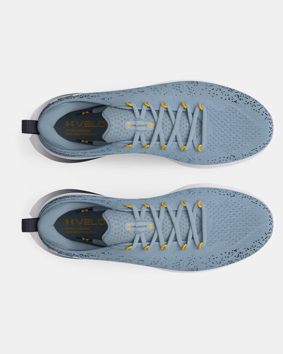 Men's UA Velociti 3 Running Shoes in Blue image number 2